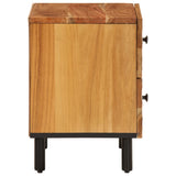 Bedside Cabinet 40x33x46 cm Solid Wood Acacia 356853
