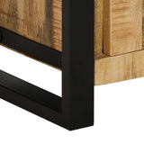 Bathroom Cabinet 40x30x90 cm Solid Wood Rough Mango 4013609