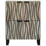 Media Storage Cabinets & Racks White and Black 60 x 33 x 75 cm 4017998