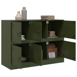 Sideboard Olive Green 99x39x73 cm Steel 841797