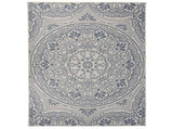 Outdoor Flatweave Rug 120x170 cm Blue Pattern 340830