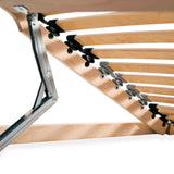 Slatted Bed Bases without Mattress 2 pcs with 28 Slats 90x200 cm 3051429