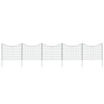 ZNTS Lower Arch Garden Fence Set 77.5x64 cm Green 146104