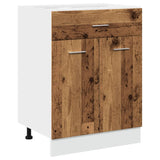 Drawer Bottom Cabinet Lyon Old Wood 60x46x81.5 cm Engineered Wood 856089