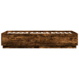 Bed Frame without Mattress Smoked Oak 90x200 cm 3209727