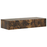 Wall-Mounted Side Table Smoked Oak 87.5 x 34.5 x 17 cm 898500