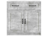 Sideboard Concrete Grey 66 x 34.5 x 87 cm Engineered Wood 895788