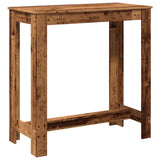 Bar Table Old Wood 102x50x103.5 cm Engineered Wood 854416
