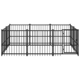 Outdoor Dog Kennel Steel 5.63 m 3124599