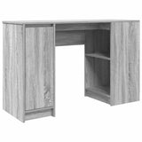 Desk Grey Sonoma 120x42x76 cm Engineered Wood 861819