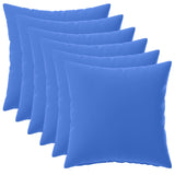 Cushion with Pillow HEERLEN 6 pcs Royal Blue Polyester 927131
