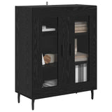 Sideboard Black Oak 69.5 x 34 x 90 cm Engineered Wood 887206