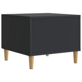 Coffee Table with Drawer Black 49 x 50 x 40 cm Engineered Wood 894736