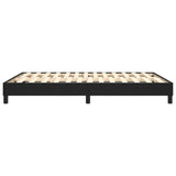 Box Spring Bed Frame Black Double Faux Leather 3121183
