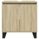 ZNTS Bathroom Cabinet Sonoma Oak 58x33x60 cm Engineered Wood 849675