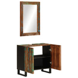 2 Piece Bathroom Furniture Set Solid Wood Acacia 3217104