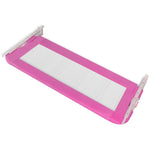 Toddler Safety Bed Rail 2 pcs Pink 102x42 cm 276085