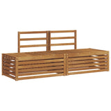 Outdoor Sofa Set 2 Piece Natural 182.5 x 63 x 73 cm 3375429