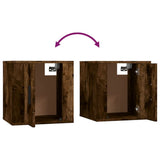 3 Piece TV Cabinet Set Smoked Oak Engineered Wood 3188419