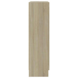 Vitrine Cabinet Sonoma Oak 82.5x30.5x115 cm Engineered Wood 802753