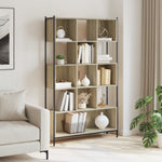 ZNTS Bookcase Sonoma Oak 102x28x172 cm Engineered Wood 3213658