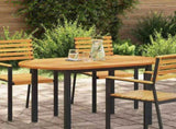 Table Top Oil Natural 120 x 70 x 2 cm Solid Acacia Wood 4108102