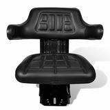 210157 Tractor Seat with Suspension Black