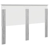 Headboard with Headboard Grey Sonoma 150 cm Engineered wood 887754