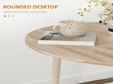 Folding Dining Table for 4, Round Drop Leaf Table, Modern Space Saving Small Kitchen Table with Wood T3398P343147