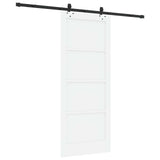 Sliding Door ORKDAL White 83 x 202 cm Solid Pine Wood 3445551