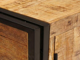 Sink cabinet with Shelf Brown 71 x 33 x 58 cm Solid Mango Wood 4102766