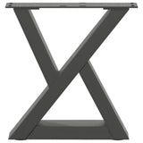 Coffee Table Legs 2 pcs Anthracite 30x cm Steel 4012678