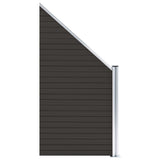 Fence Panel WPC 95x cm Black 148974