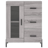 Highboard Grey Sonoma 69.5x34x180 cm Engineered Wood 3189523