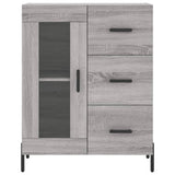 Highboard Grey Sonoma 69.5x34x180 cm Engineered Wood 3189523