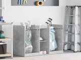 Golf Cabinet Plain Concrete Grey 102 x 45 x 85.5 cm 899458