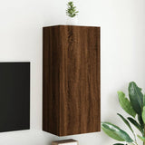 TV Wall Cabinet Brown Oak 40.5x30x90 cm Engineered Wood 836930