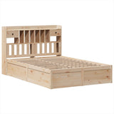 Bed Frame without Mattress 140x200 cm Solid Wood Pine 3323494