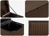 Cushion Box 55 x 55 x 69 cm steel 42026740