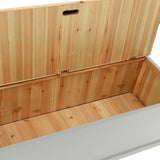 Bench Grey 107x45x75.5 cm Solid Wood Fir 351775
