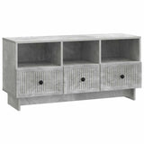TV Cabinet Concrete Grey 102 x 34.5 x 50 cm Engineered Wood 893988