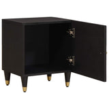 Bedside Cabinet with Door Black 40 x 33 x 46 cm 4018804