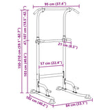 Power Tower Dip Station Manual Black 102 x 95 x 210 cm 42017704