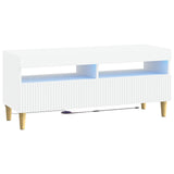 LED TV Cabinet White Engineered Wood 896765