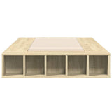 Bed Frame without Mattress Sonoma Oak 90x200 cm 3280519