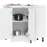 Kitchen Corner Base Cabinet Porto Grey Sonoma Engineered Wood 853993