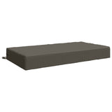 Seat Cushion SOEST 100% Polyester Grey 120 x 60 x 15 cm 946712