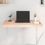 Table Top 80x40x cm Untreated Solid Wood Live Edge 363874