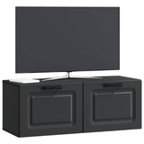Wall-Mounted TV Cabinet Black 78.5 x 31 x 30 cm Engineered Wood 899396