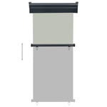 ZNTS Balcony Side Awning 85x250 cm Grey 48410